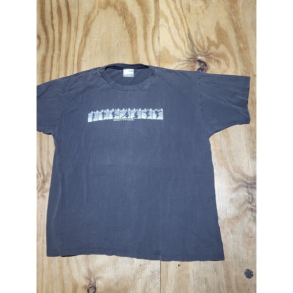 Monty Python Silly Walks Black White T Shirt Vintage MEN XL 2001 Shortsleeve @L4 - Picture 1 of 7